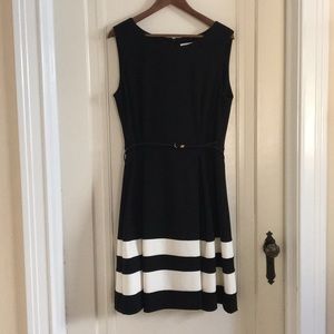 Black and white dress